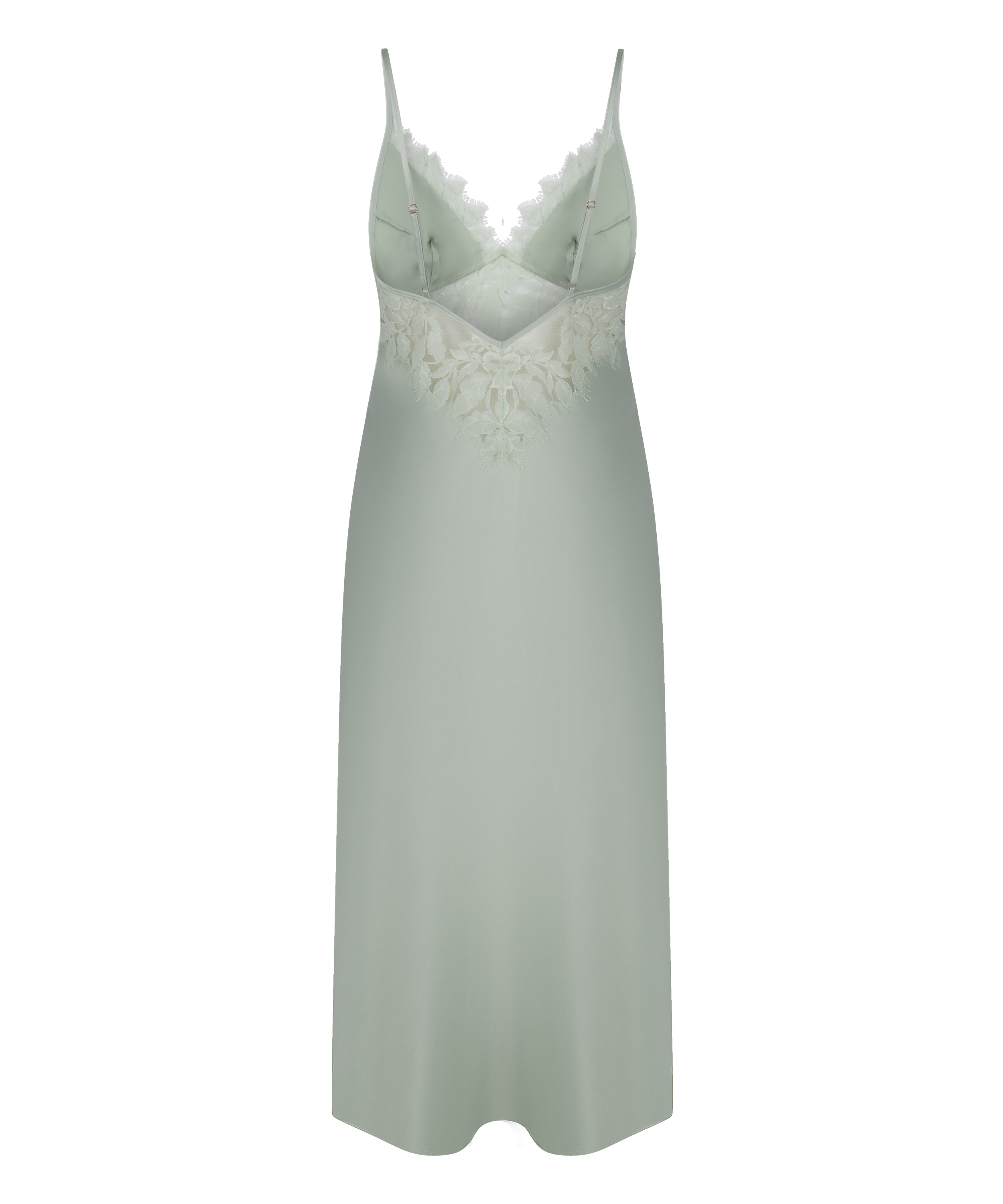 Malou Satin Natskjole, Gr&oslash;n, main