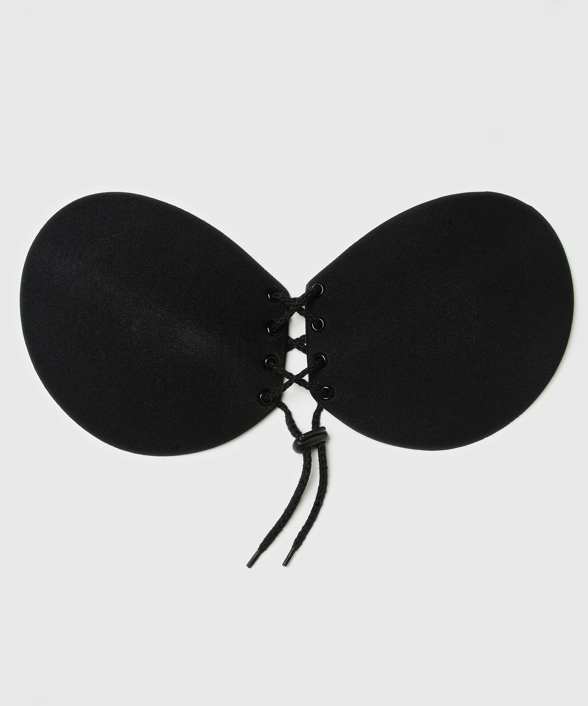 Selvkl&aelig;bende pushup-bh, Sort