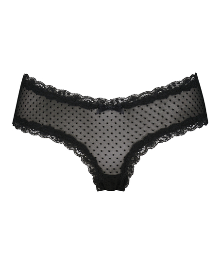 Brasiliansk trusse V-shape Mesh, Sort