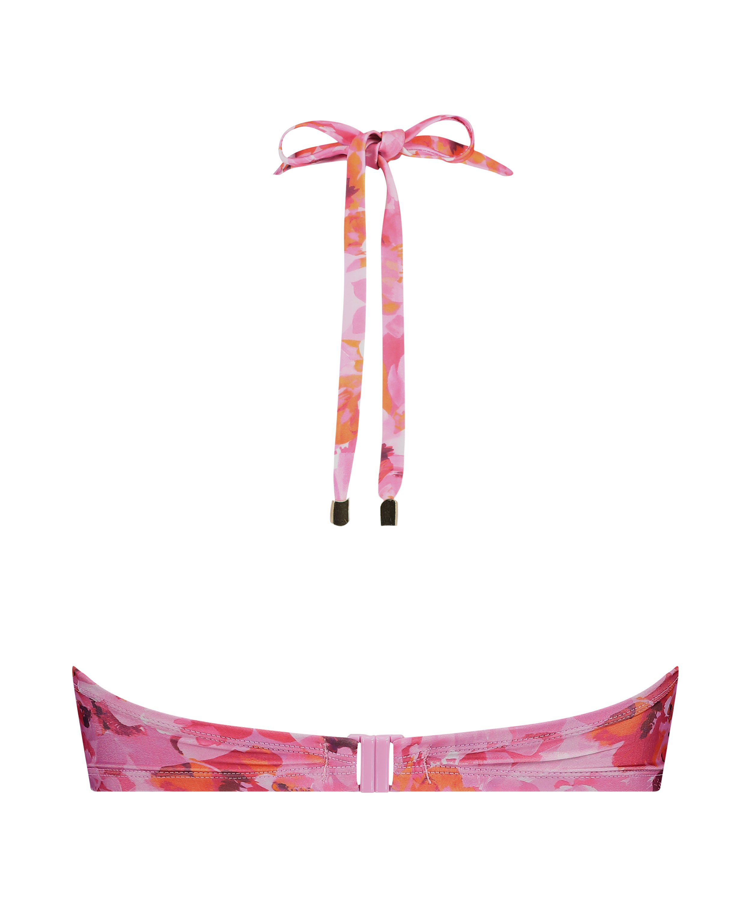 Bikinitop med pushup Floral, pink, main