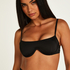 Ikke-formstøbt bikinitop med bøjle Sicily, sort