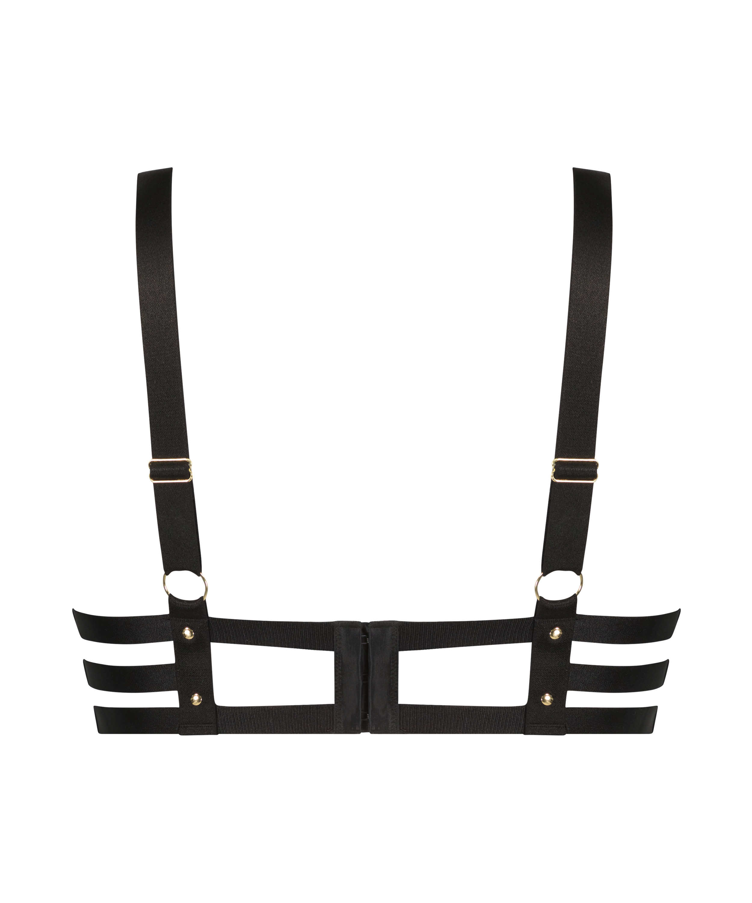 Formstøbt pushup-bøjle-bh Shadow, Sort, main