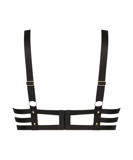 Formstøbt pushup-bøjle-bh Shadow, Sort