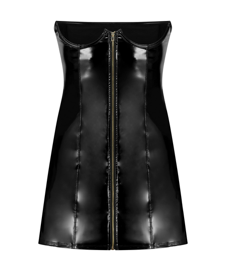 Slipdress med bøjle, Sort