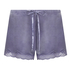 Shorts velour Lace, Lilla