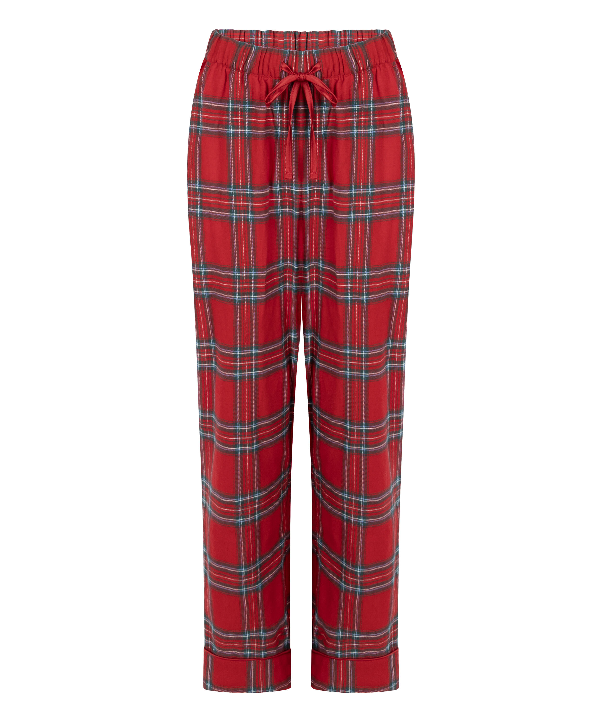 Petite pyjamasbukser af Flannel, R&oslash;d