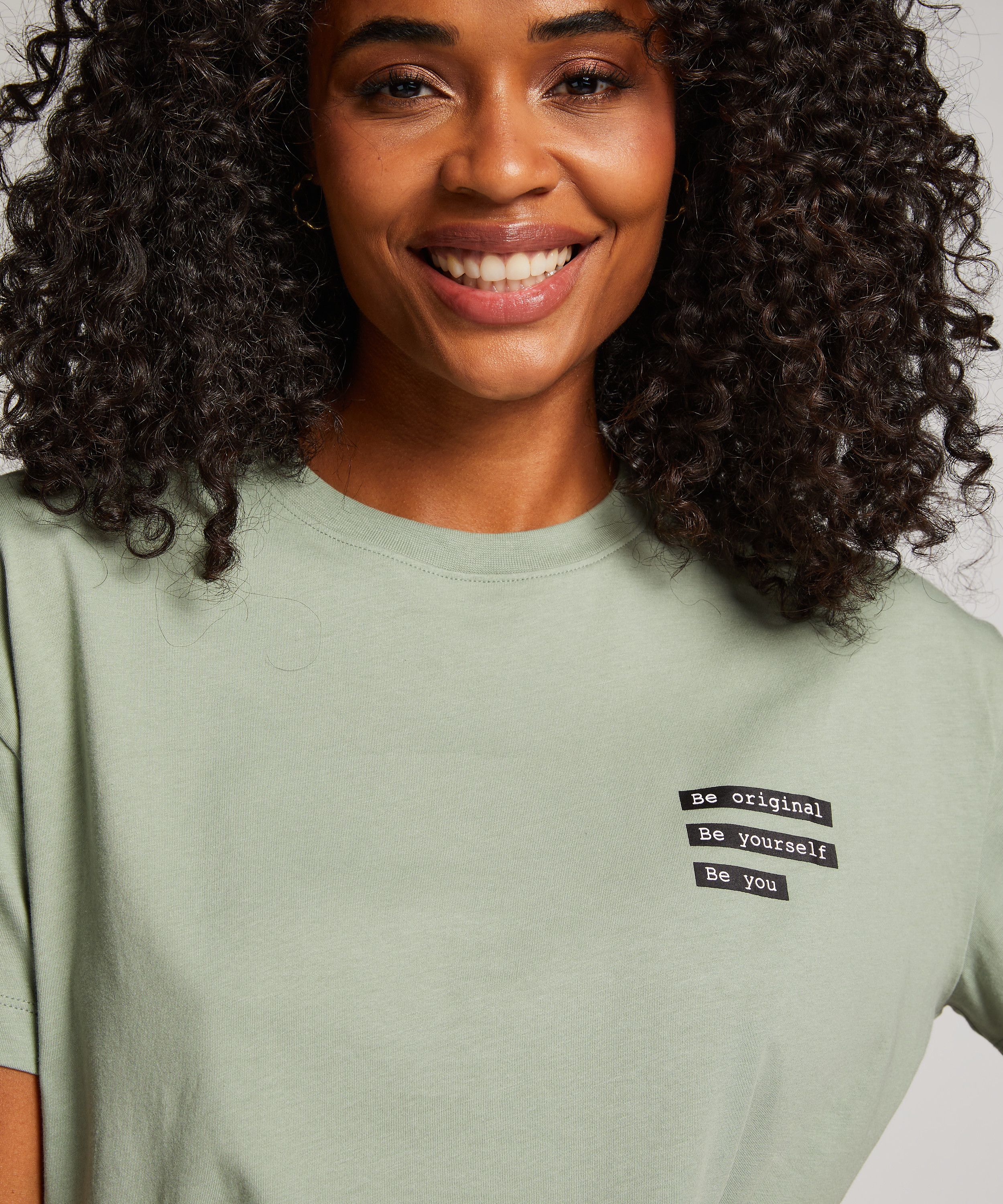 Natskjorte rund hals, Grøn, main