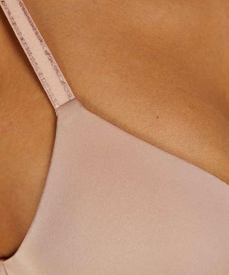 Formstøbt push-up bh uden bøjle Mona, Beige