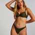 Højskåret Bikinitrusse Luxe, grøn