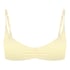 Pointelle bralette, Gul