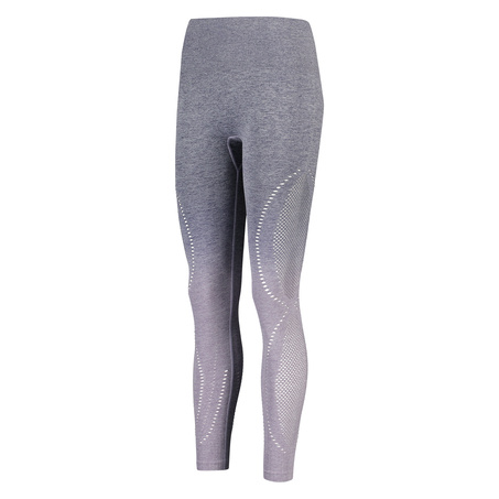 HKMX High waisted sportlegging roundknit ombre, bl&aring;