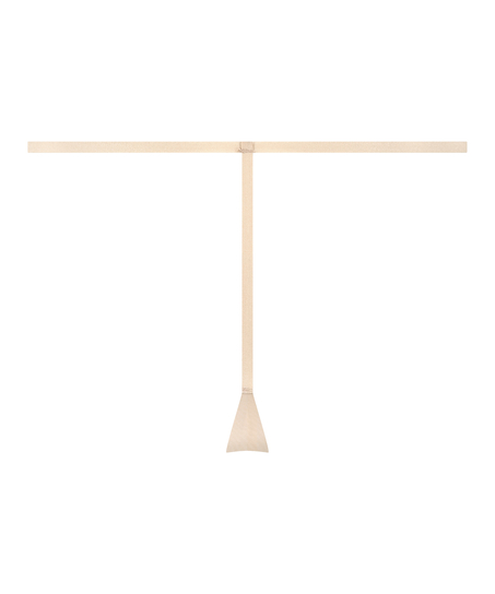 Sømløs g-streng, Beige