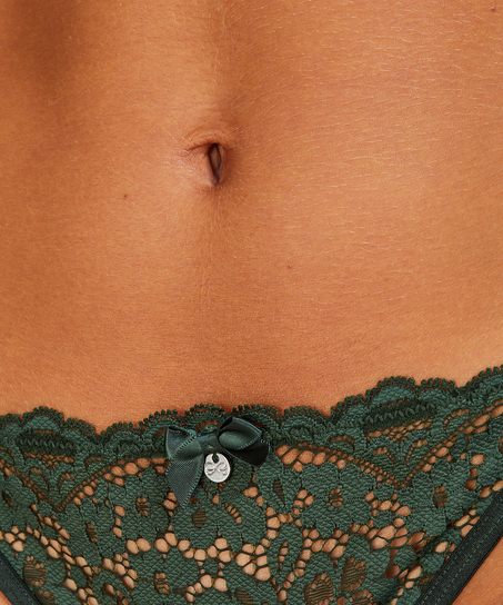 Tanga g-streng Rose, grøn