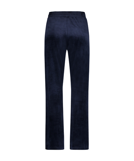 Joggingbukser velour, bl&aring;