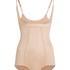 Opstrammende body i scuba-stof, Beige