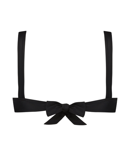 Triangle-bikinitop Luxe, Sort