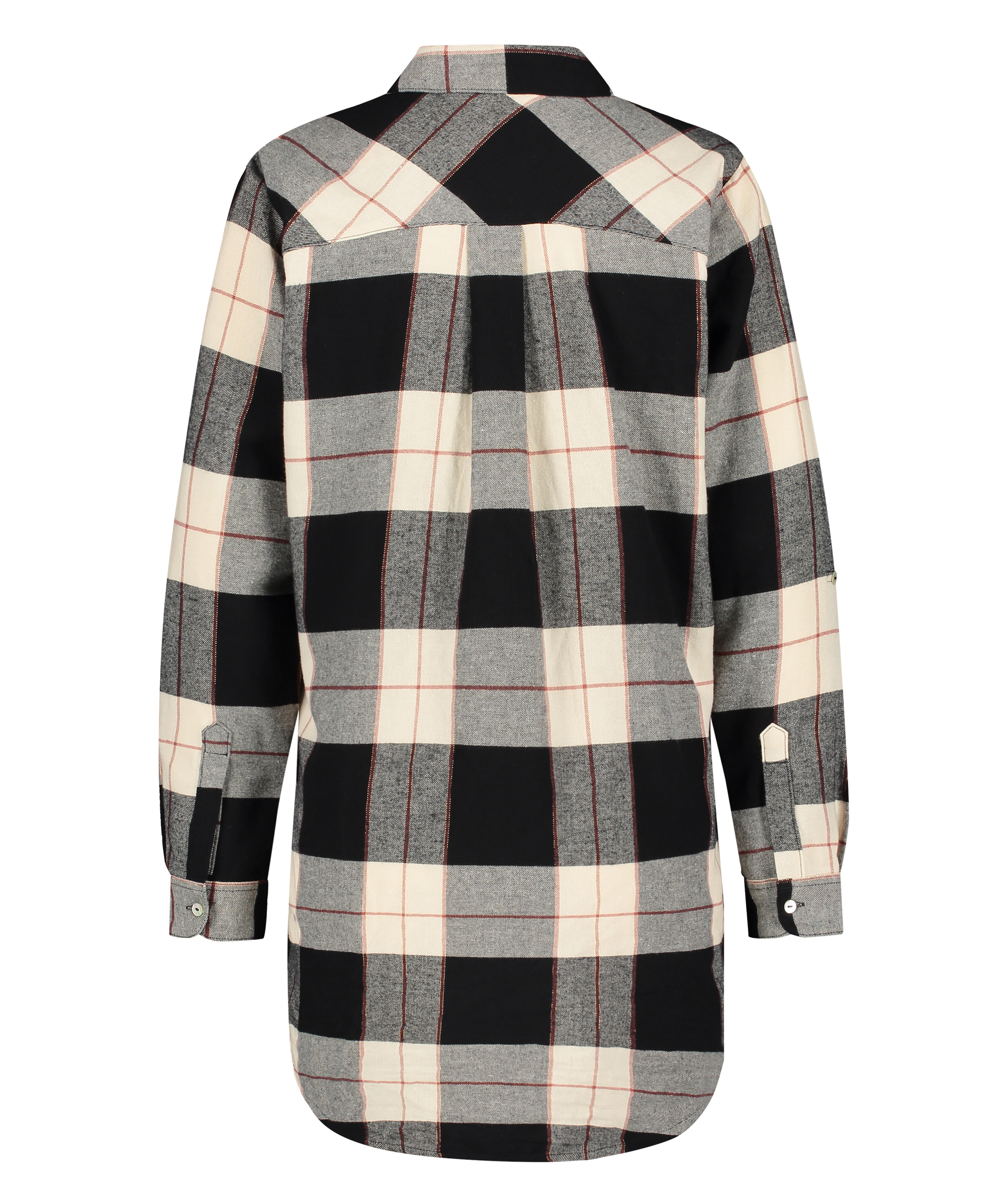 Lange ærmer Mandeskjorte, Sort, main