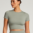 HKMX sømløs sports crop top, Grøn