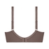 Ikke-formstøbt bøjle-bh Diva, Brun