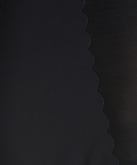 Opstrammende body i scuba-stof - Level 3, Sort