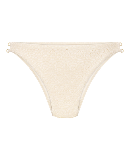 Bikinitrusse Crochet, Hvid