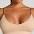 Dide trekantsbralette, Beige
