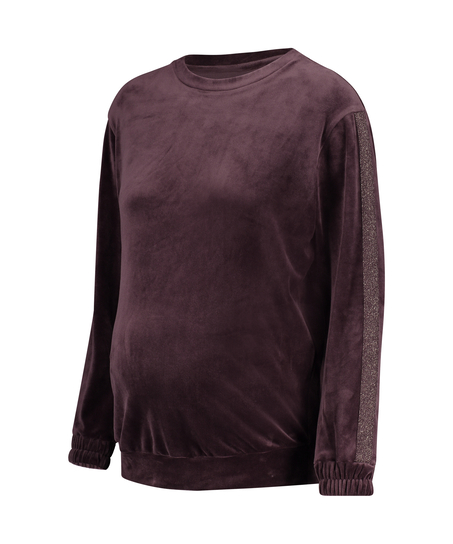 Graviditetstop Velour Shimmer, Lilla