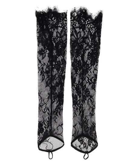 Blondehandsker, sort