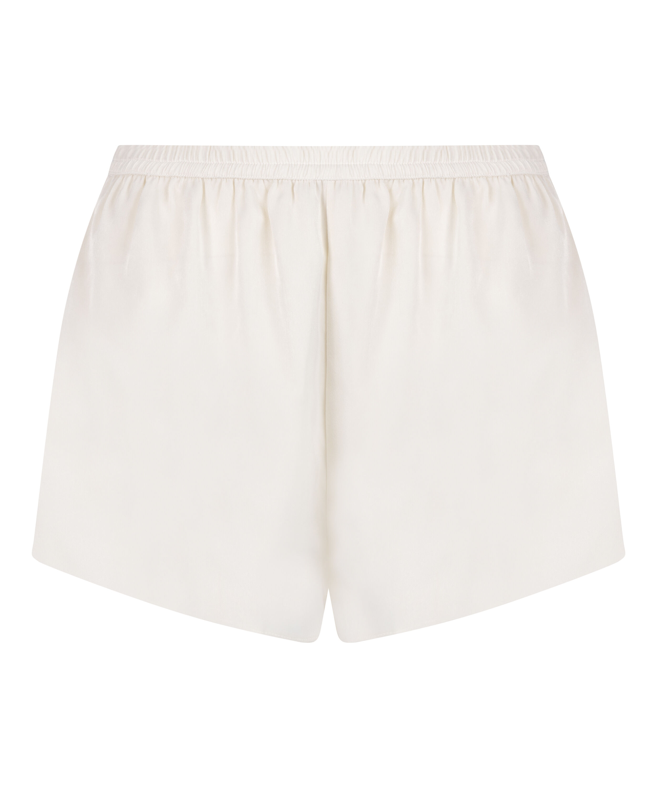 Shorts Satin Minimal, Hvid