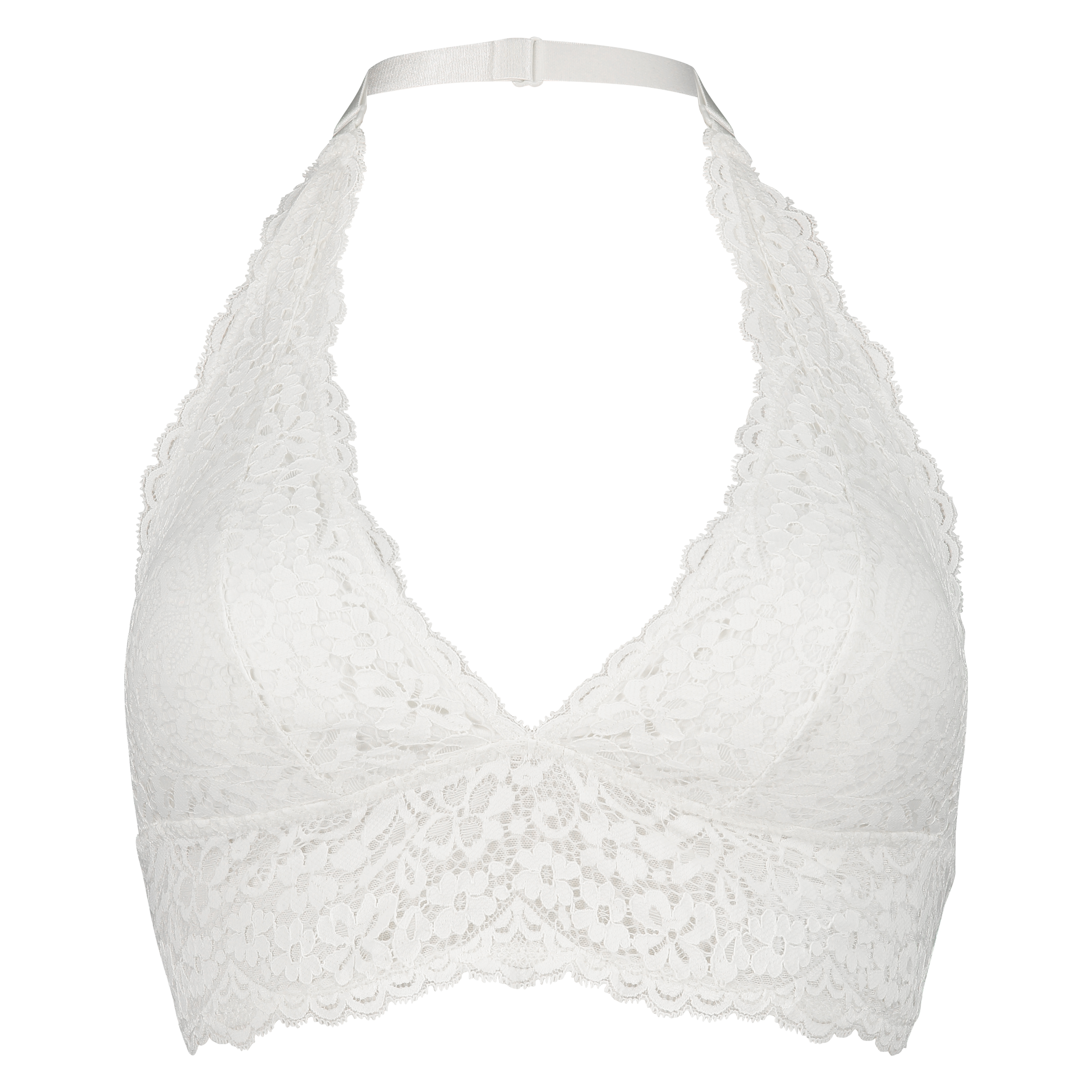 Formstøbt halterneck Bralette Marina, Hvid, main