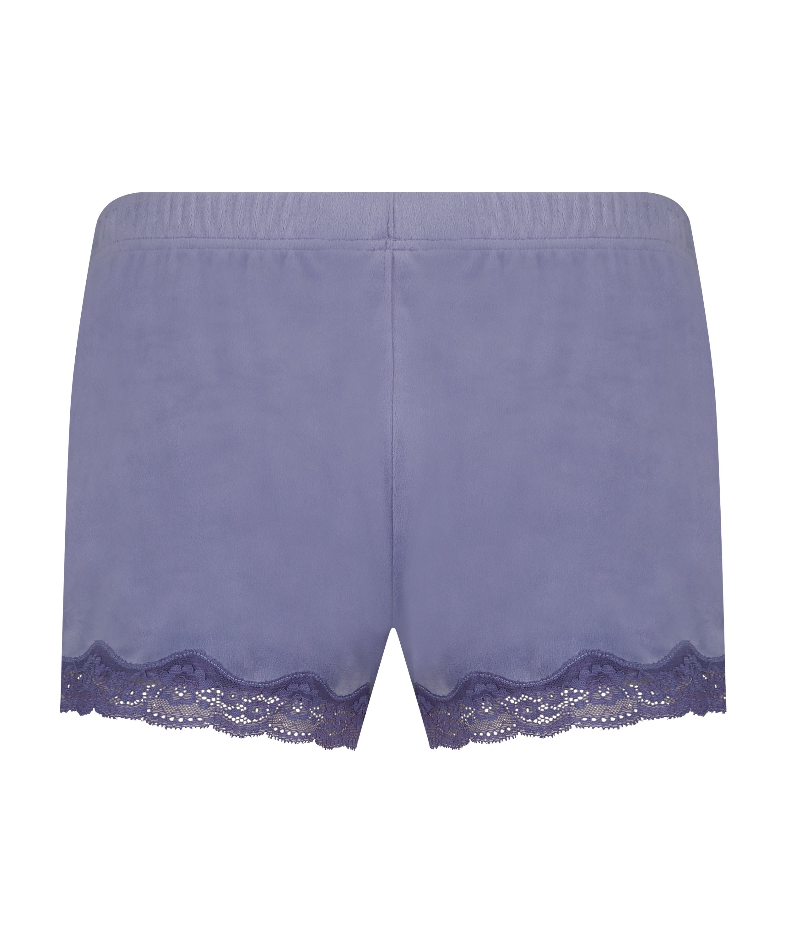 Shorts velour Lace, Lilla, main