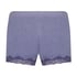 Shorts velour Lace, Lilla