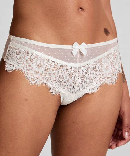 Brasiliansk trusse Marilee, Hvid