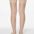 Stay-ups 15 Denier Lace Anti Ladder, Beige