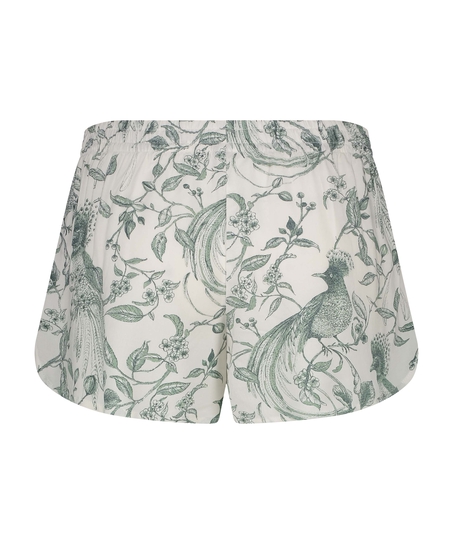 Pyjamasshorts, hvid