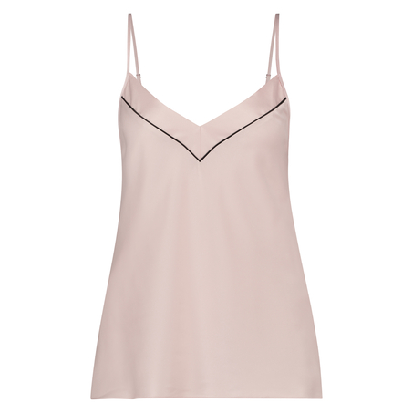 Satin top Bow, Lyserød