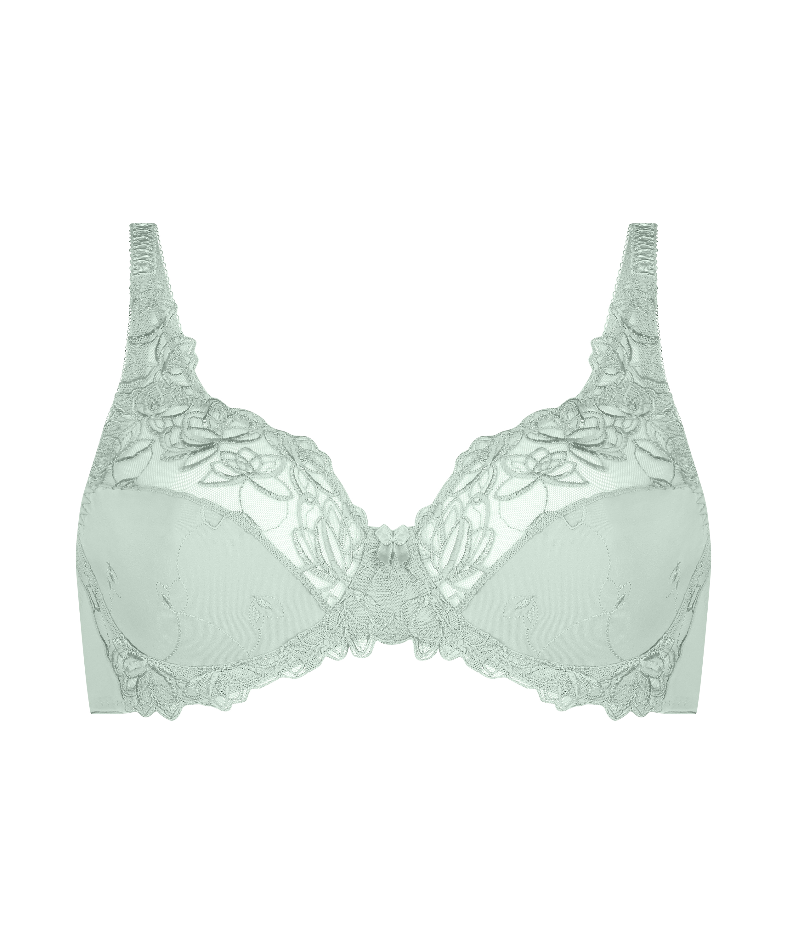 Ikke-formstøbt bøjle-bh Diva, Grøn, main