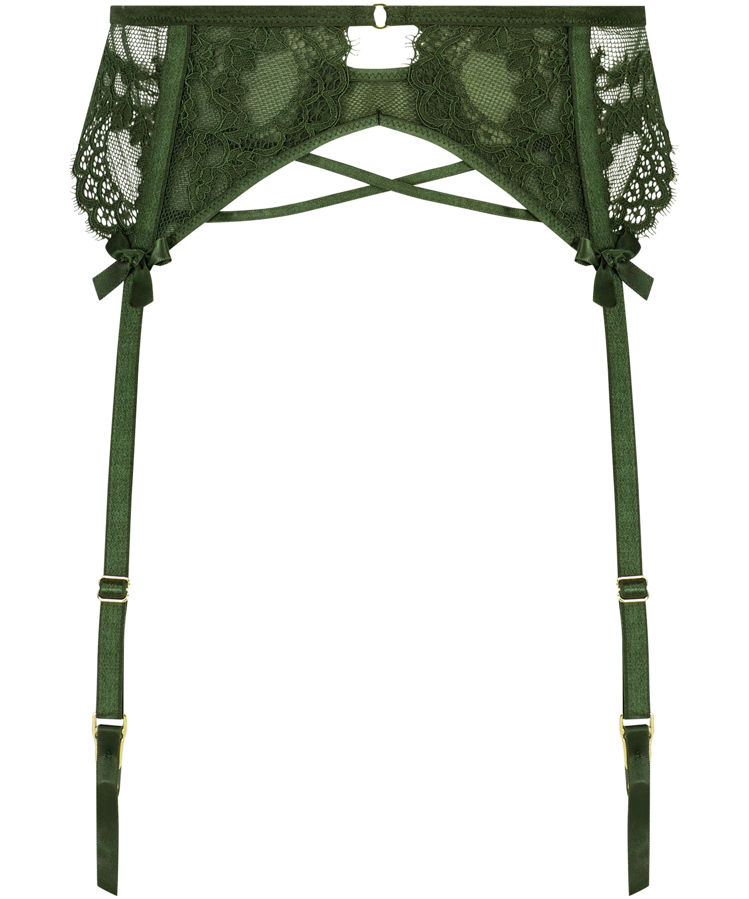 Miley strømpeholdere, Grøn, main