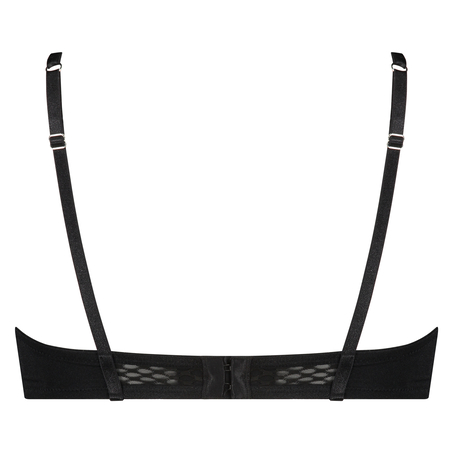 Ikke-formstøbt bøjle-bh Duckie, Sort