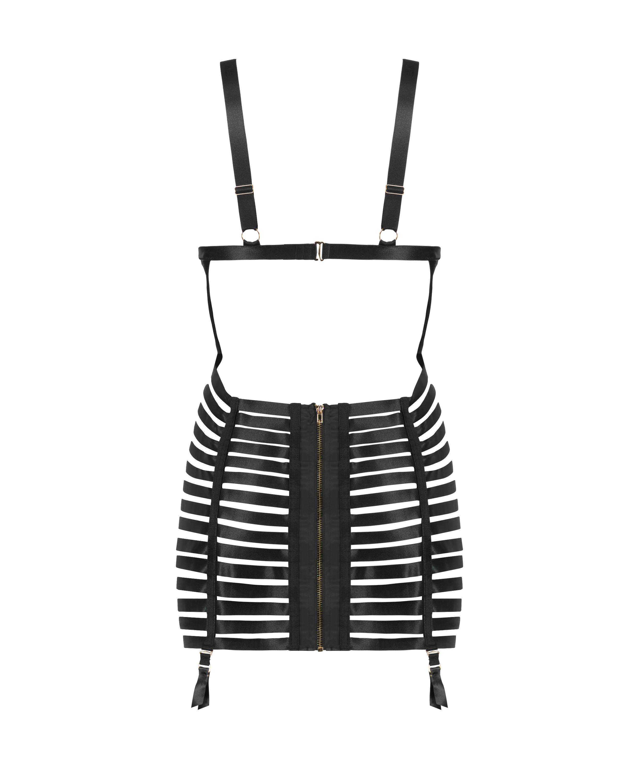 Slipkjole Brooke, Sort, main