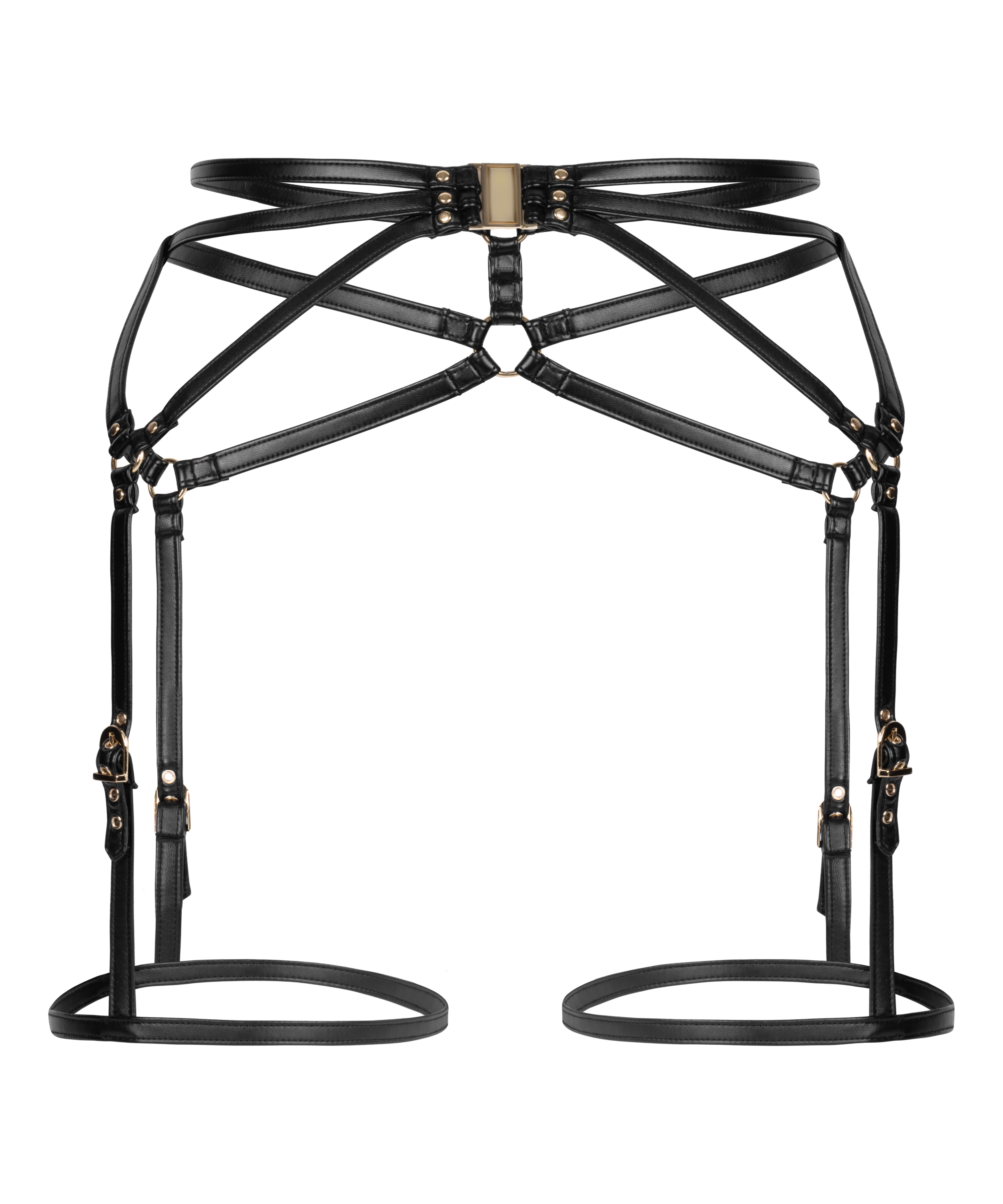 Hofteholder i kunstlæder, Sort, main