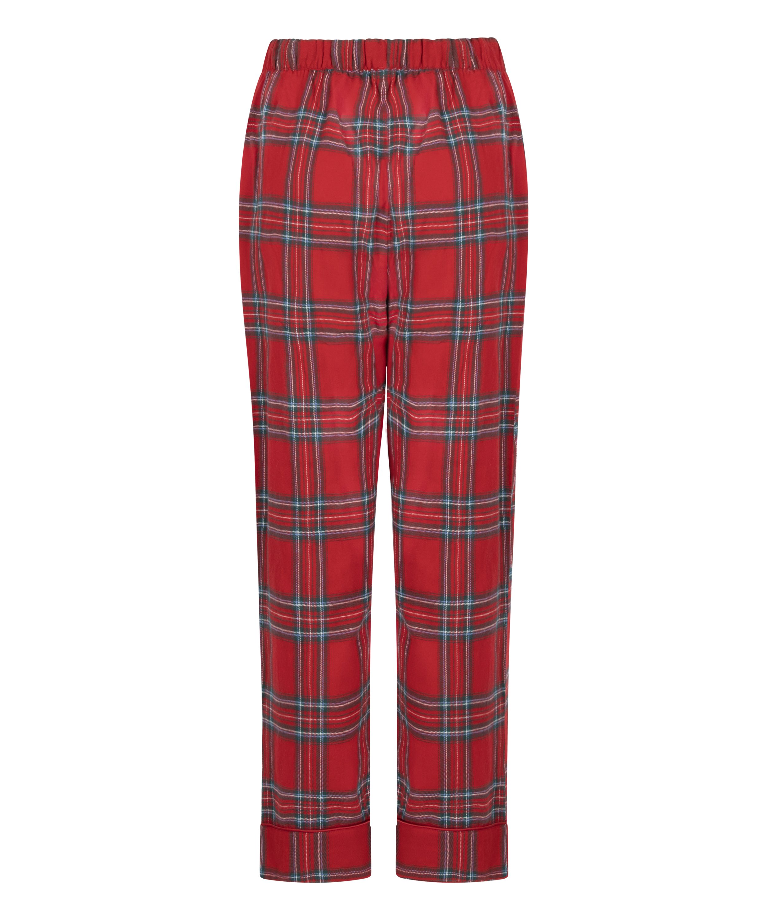 Petite pyjamasbukser af Flannel, R&oslash;d, main