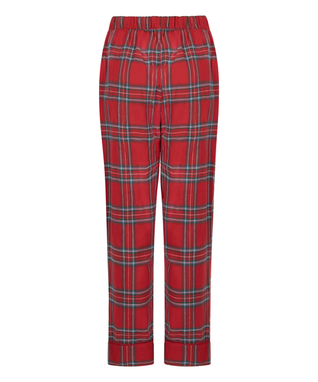 Petite pyjamasbukser af Flannel, R&oslash;d