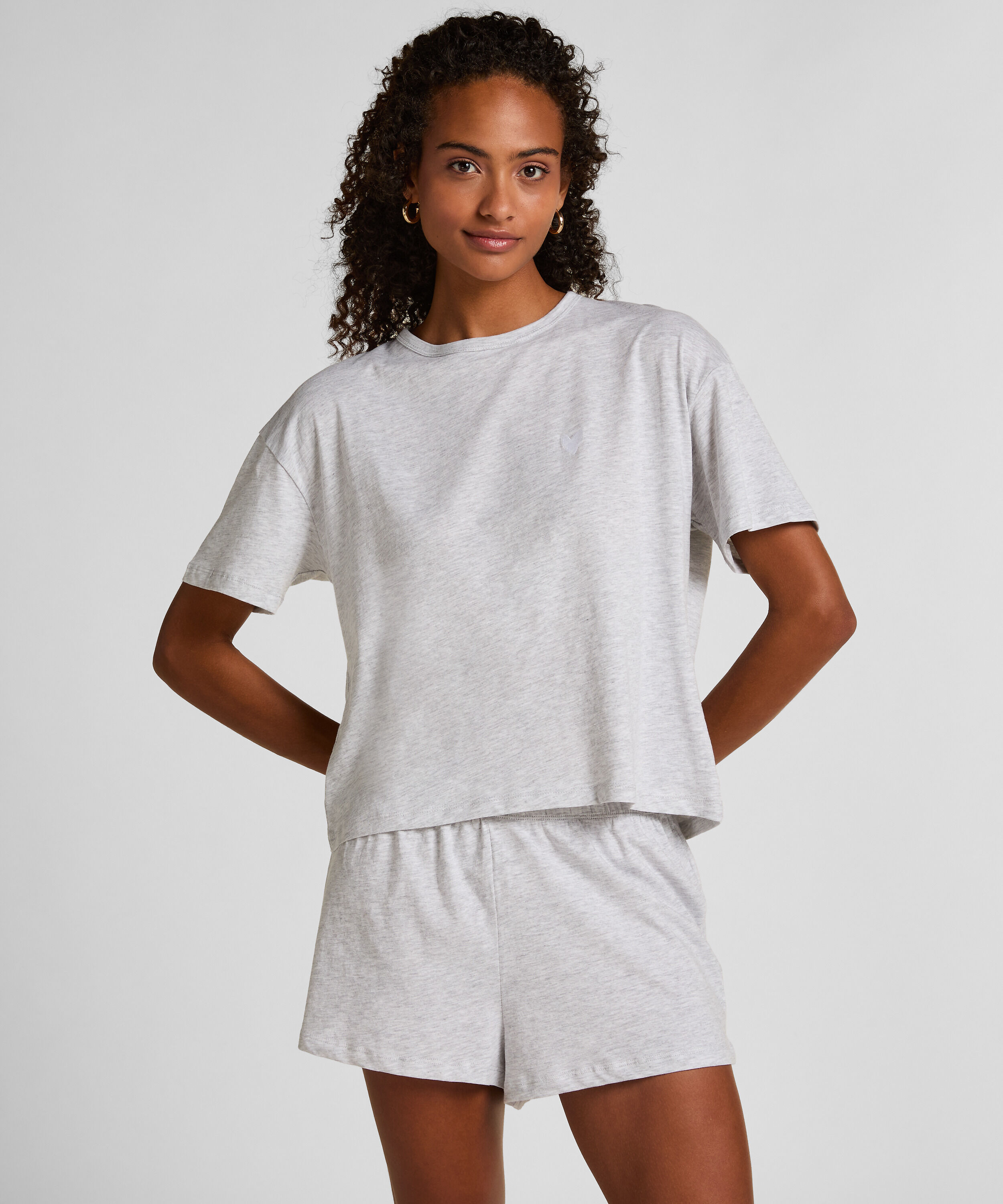 Pyjamassæt i jersey heart