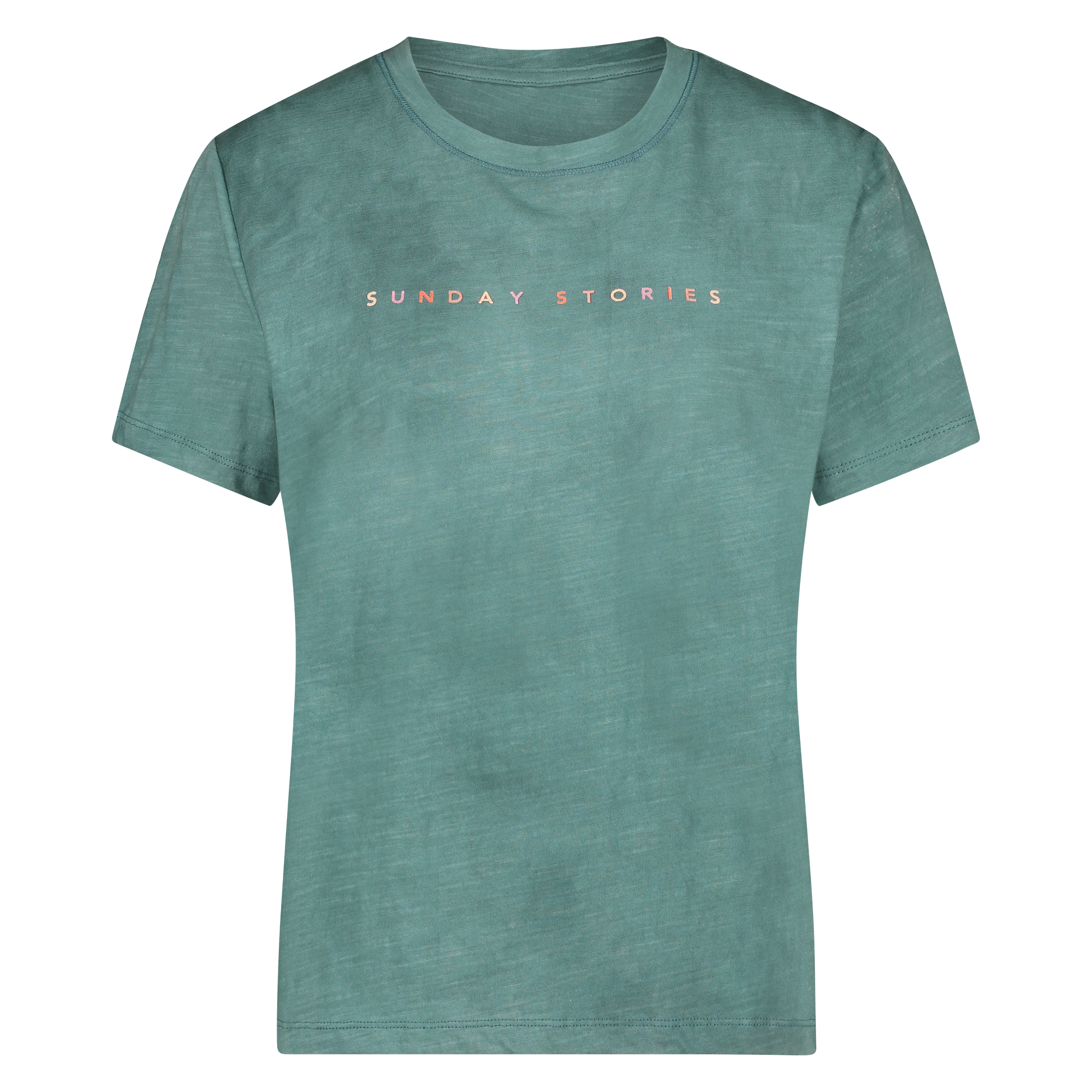 Kort&aelig;rmet pyjamastop, Gr&oslash;n, main