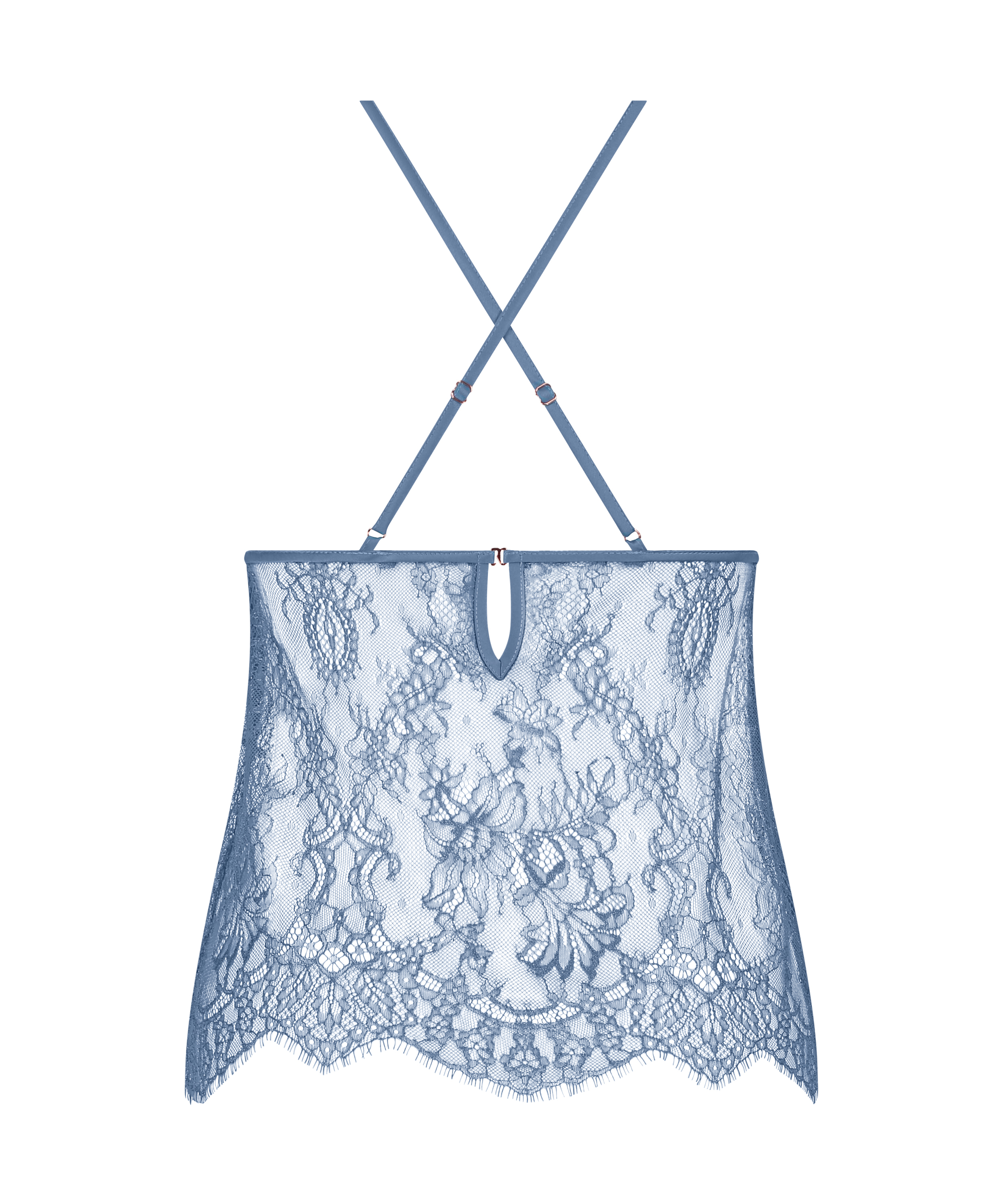 Cami Lace Delphine, Blå, main