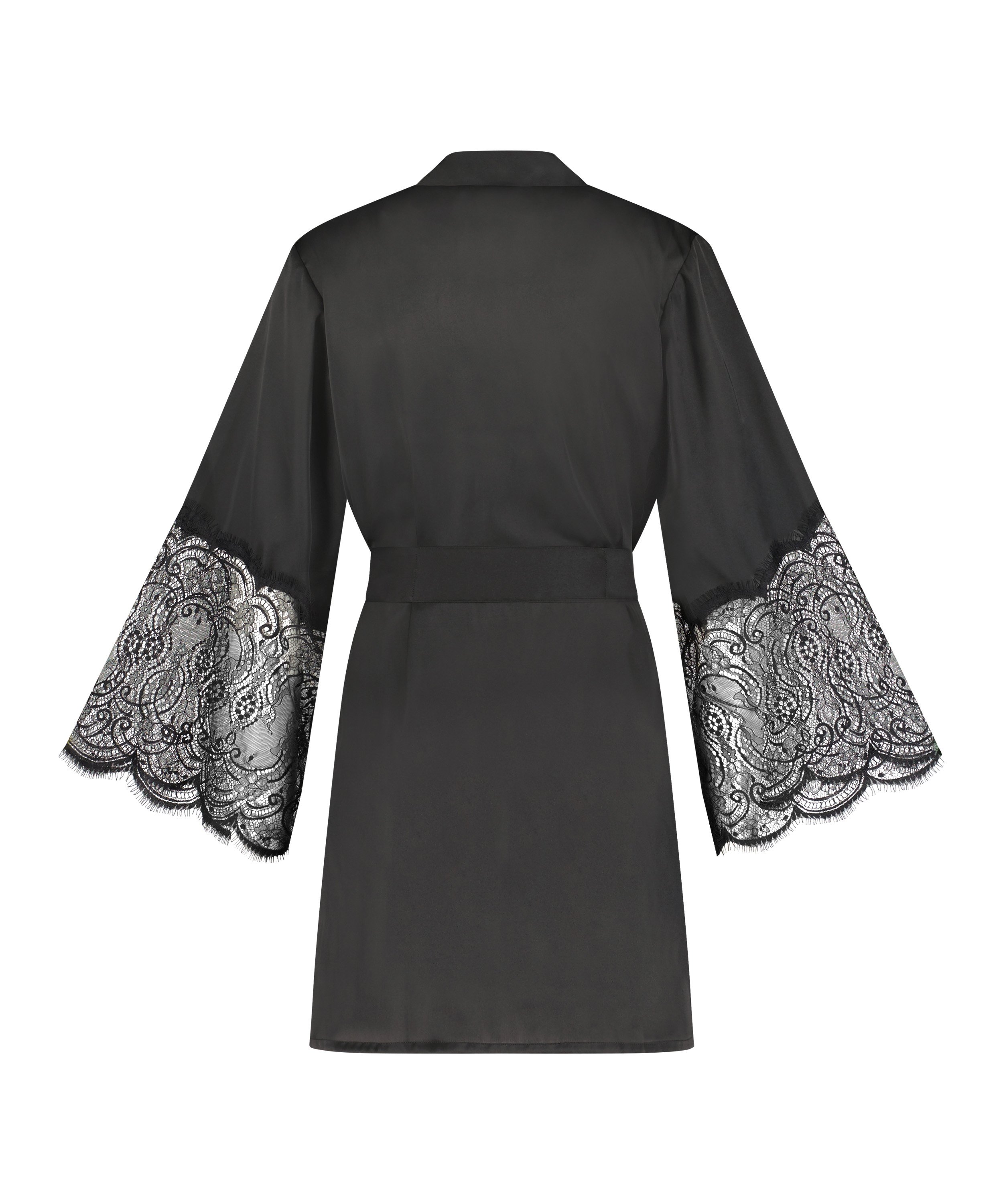 Kimono Satin, Sort, main