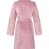 Kort fleece morgenk&aring;be, Lilla