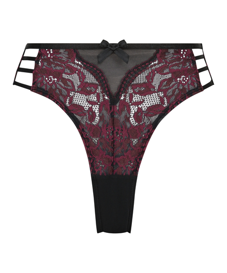 H&oslash;jtaljet brasiliansk trusse Astrid, sort