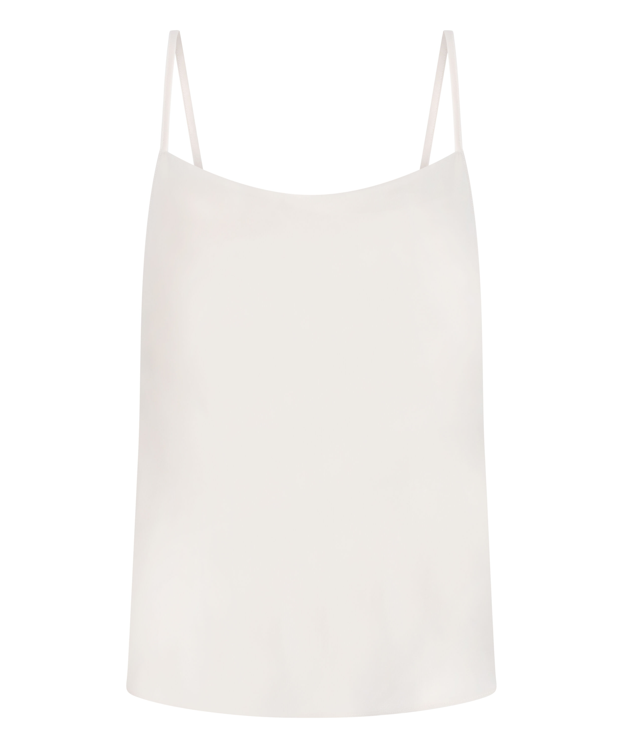 Cami Satin Minimal, Hvid